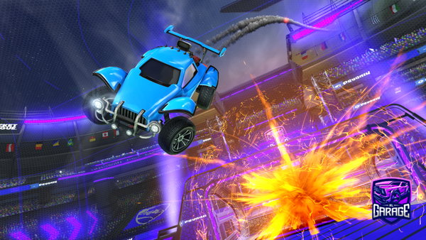 A Rocket League car design from ZBorrows