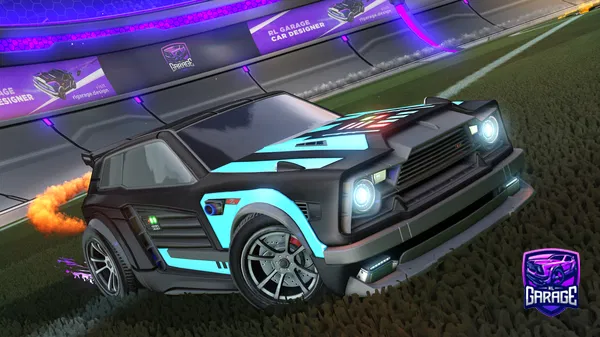 A Rocket League car design from MustyDaClown