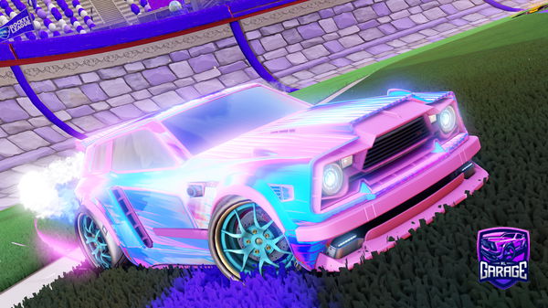 A Rocket League car design from 2K26