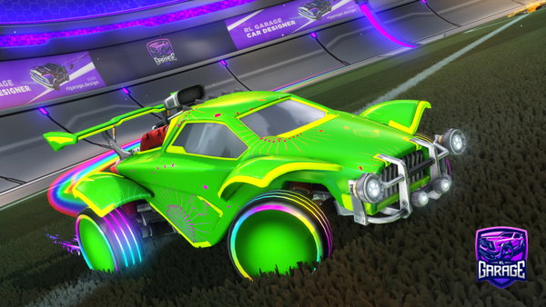 A Rocket League car design from sscdtho