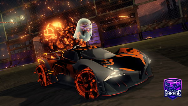 A Rocket League car design from Molten_Ice