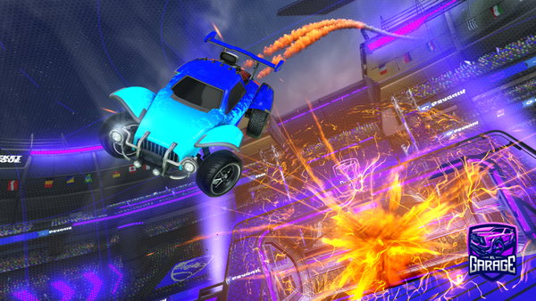 A Rocket League car design from vvder