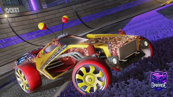 A Rocket League car design from Matima3305
