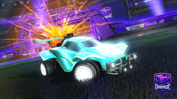 A Rocket League car design from SKYBLUEARMY