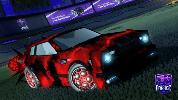 A Rocket League car design from ItsErrex