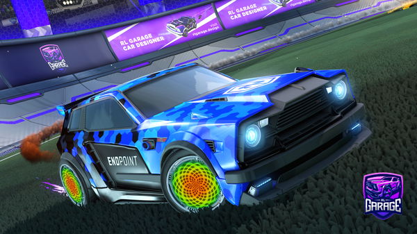 A Rocket League car design from Lukevsav