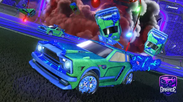 A Rocket League car design from Ultragod09