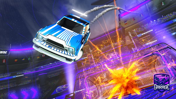 A Rocket League car design from Kibmeisteroscar