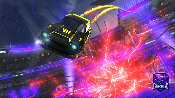 A Rocket League car design from Mysn