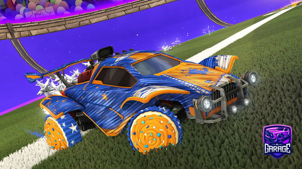 A Rocket League car design from Misha76_
