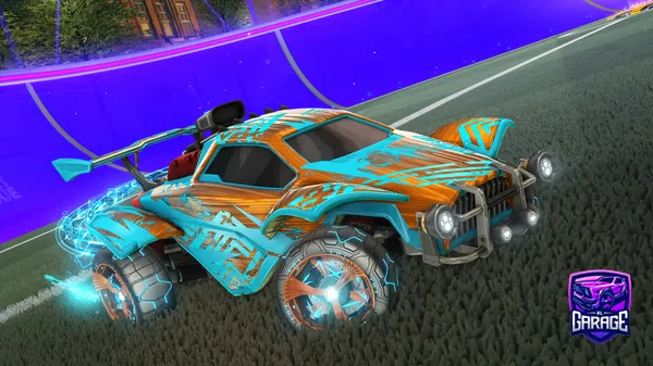 A Rocket League car design from boooooooiii