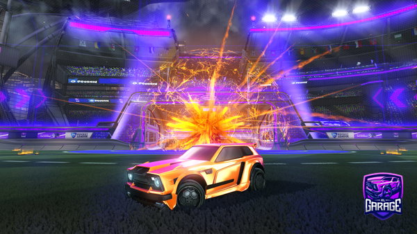 A Rocket League car design from elchustas