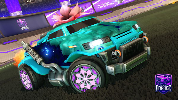 A Rocket League car design from BUKER