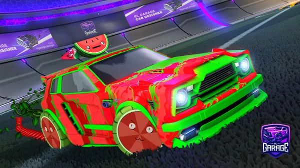A Rocket League car design from HiRandomTV
