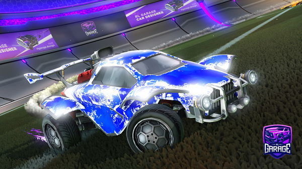 A Rocket League car design from MnX34