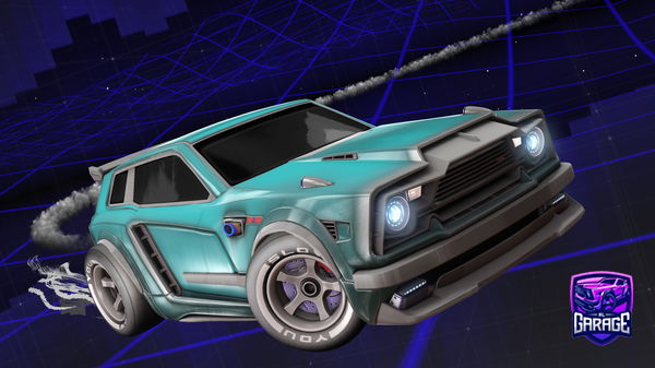 A Rocket League car design from DunYT