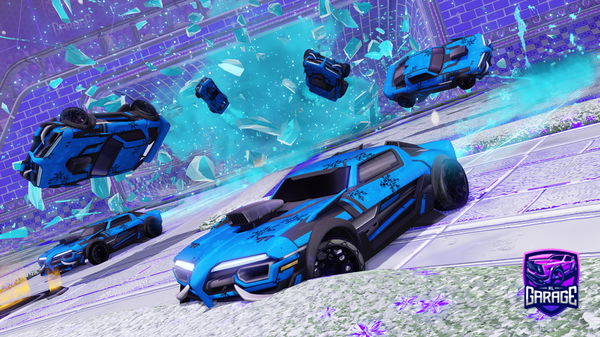 A Rocket League car design from Deceno