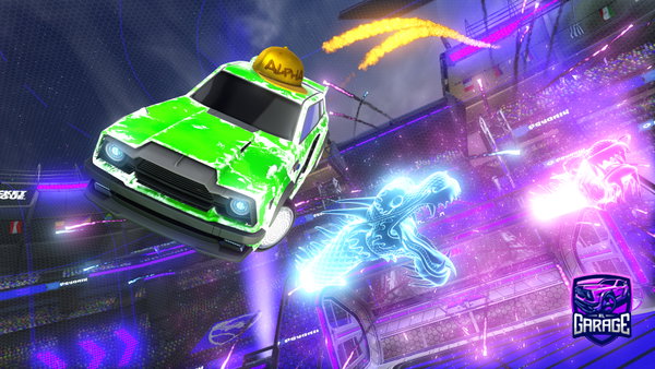 A Rocket League car design from precinta-visto6