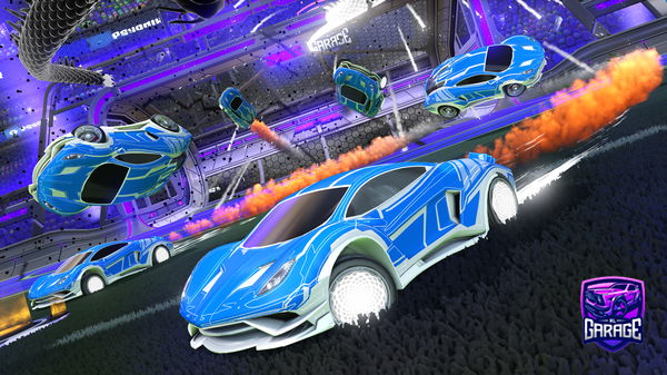 A Rocket League car design from DRACO2909