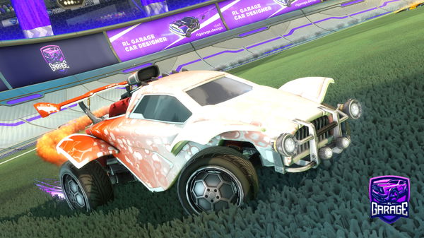 A Rocket League car design from futlfc