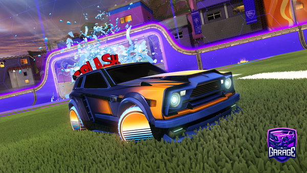 A Rocket League car design from DryRubDoug