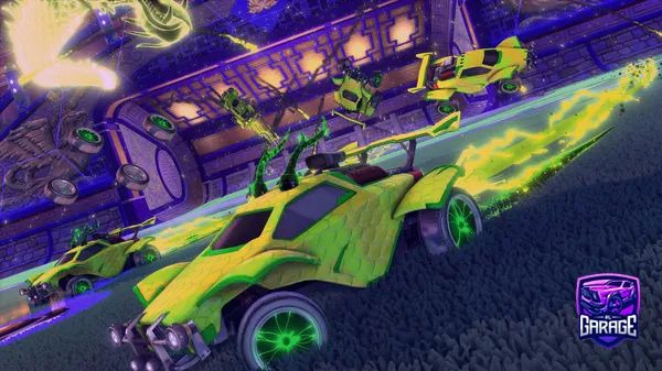 A Rocket League car design from Fluffyfire123