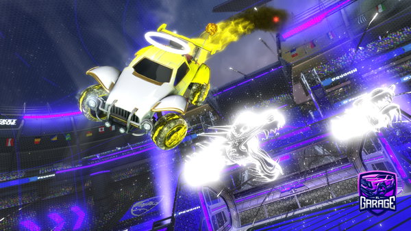 A Rocket League car design from atomos87