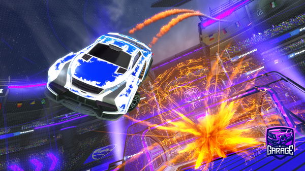 A Rocket League car design from kingsimply