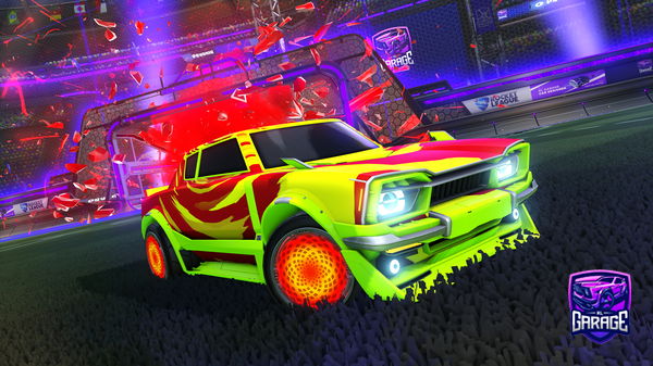 A Rocket League car design from ToxicWaffle39
