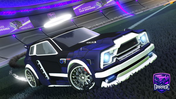 A Rocket League car design from poobum