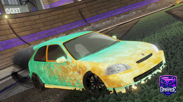 A Rocket League car design from Again_osk