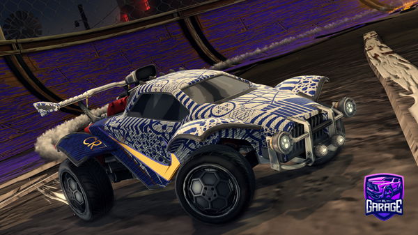 A Rocket League car design from Mascotita034