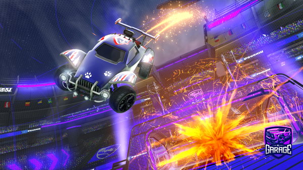 A Rocket League car design from szvitto
