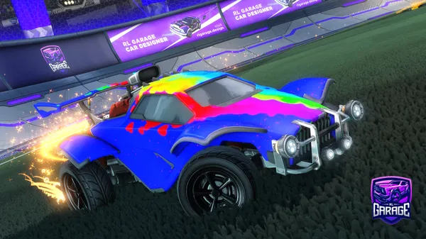 A Rocket League car design from Opjack