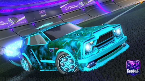 A Rocket League car design from Fotevailar1