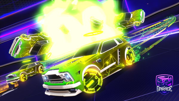 A Rocket League car design from reflexist