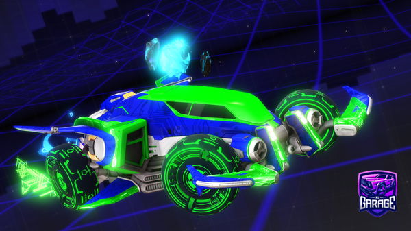 A Rocket League car design from Drifty569_