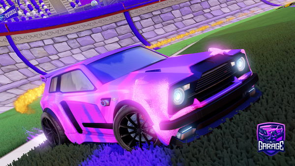 A Rocket League car design from G17_RL