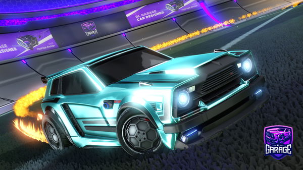 A Rocket League car design from MoonWizard54