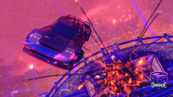 A Rocket League car design from Mustang_1500