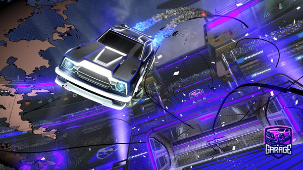 A Rocket League car design from Goofy02