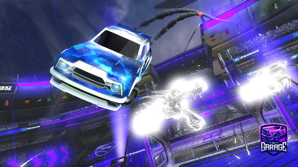 A Rocket League car design from Yoyo974