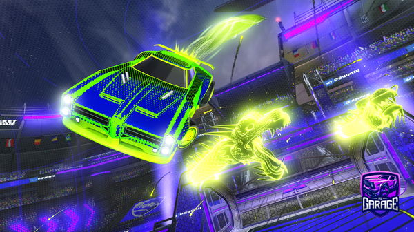 A Rocket League car design from Darfvadr123