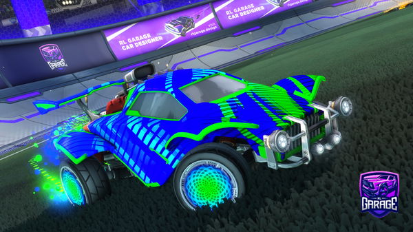 A Rocket League car design from GoFlyers34