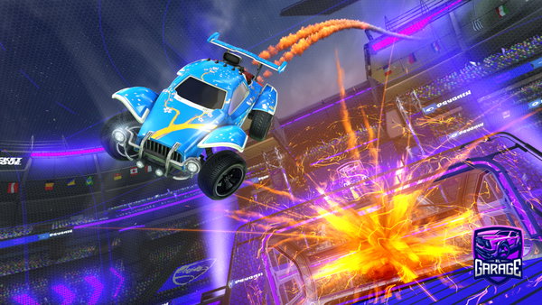 A Rocket League car design from Dbabwin