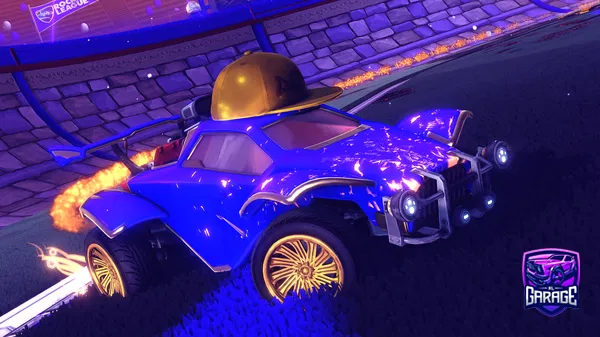 A Rocket League car design from Migticote