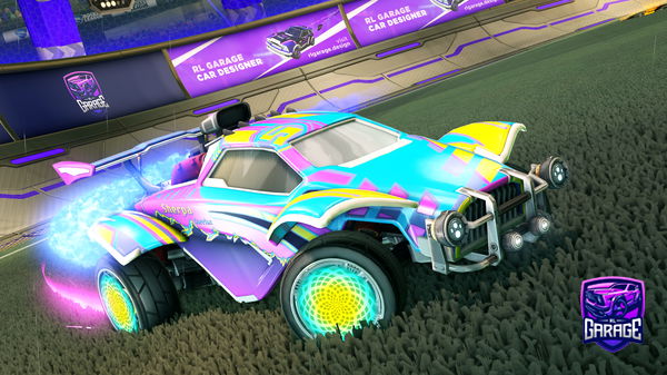 A Rocket League car design from TheMoistPlatypus