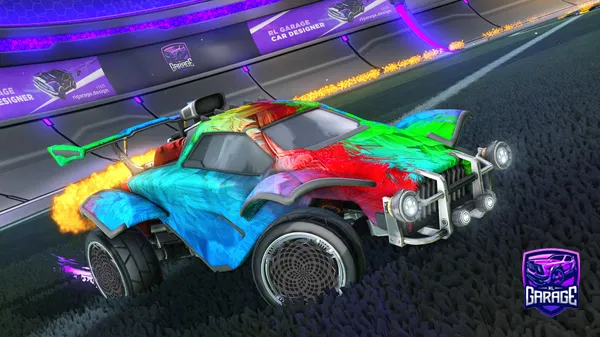 A Rocket League car design from explodingfirefox