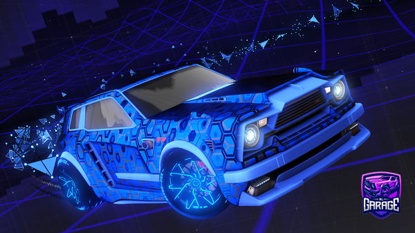 A Rocket League car design from Qaluo