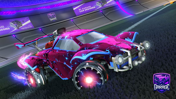 A Rocket League car design from HSA-MIXER